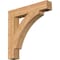 Ekena Millwork Thorton Block Smooth Bracket, Western Red Cedar, 5 1/2"W x 34"D x 34"H BKT06X34X34THR05SWR - alternate 1